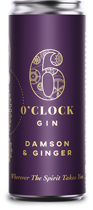 Picture of 6 O CLOCK GIN DAMSON AND GINGER 250ML X 12