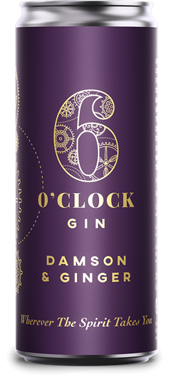 Picture of 6 O CLOCK GIN DAMSON AND GINGER 250ML X 12