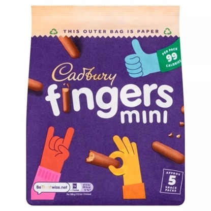 Picture of CADBURY MINI FINGERS 96.5G 5PK x 8