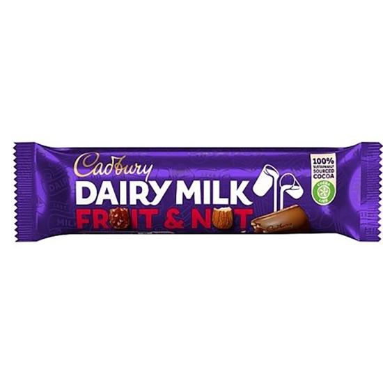 Picture of FRUIT & NUT CADBURY DAIRY MILK 40G  X 48