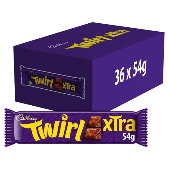 Picture of CADBURY TWIRL EXTRA 54g x 36