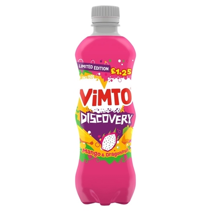 Picture of PM £1.25 VIMTO DISCOVERY MANGO/DRAGONFRT 500MLx12 