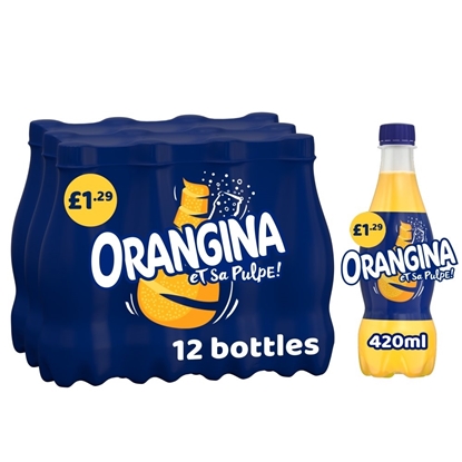 Picture of PM £1.29 ORANGINA 420ML BOTTLES X 12