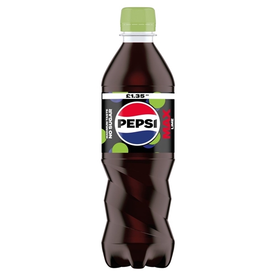 Picture of PM £1.35 PEPSI MAX LIME 500ML X 12