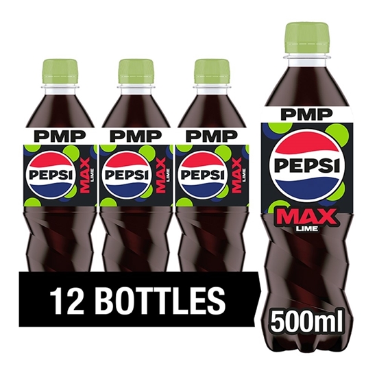 Picture of PEPSI MAX LIME 500ML X 12