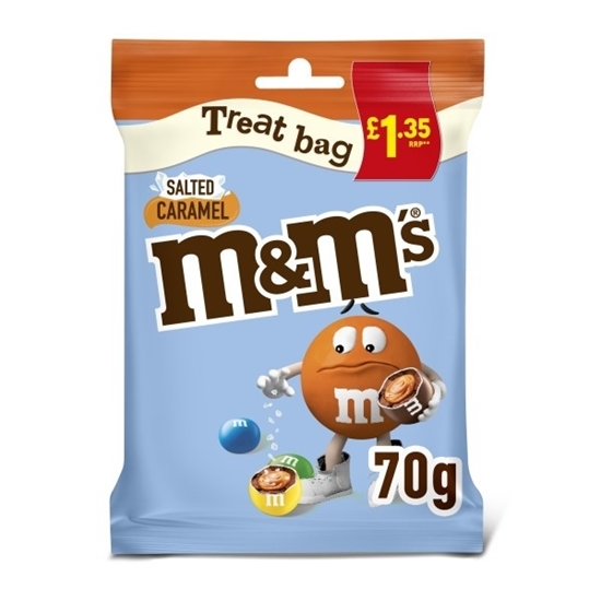 Picture of PM £1.35 M&M'S SALTED CARAMEL TREAT BAG 70g x 16 