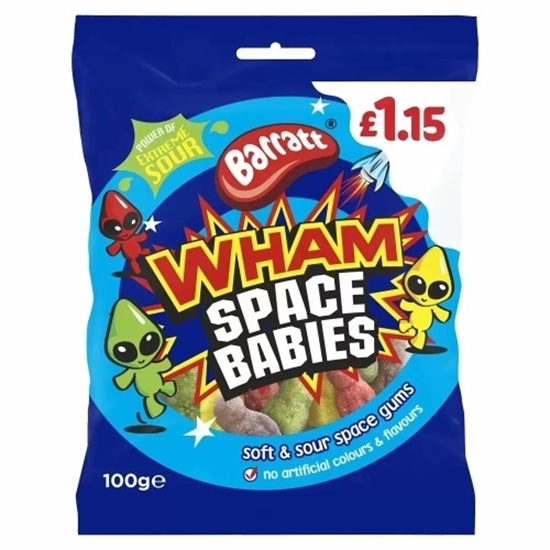 Picture of PM £1.15 BARRATT WHAM SPACEBABIES 100g x 12