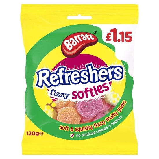 Picture of PM £1.15 BARRATT REFRESHER FIZZY SOFTIES 120G X 12