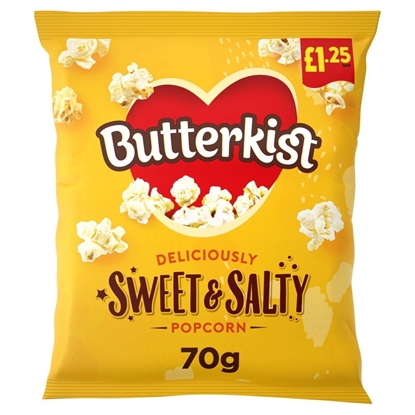 Picture of PM £1.25 BUTTERKIST SWEET & SALTY 70g x 15