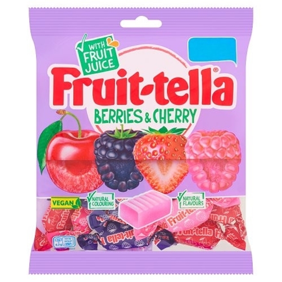 Picture of PM £1.25 FRUITELLA BERRIES & CHERRIES BAGS 135gX12