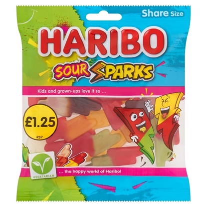Picture of PM £1.25 HARIBO SOUR SPARKS 140g x 12 