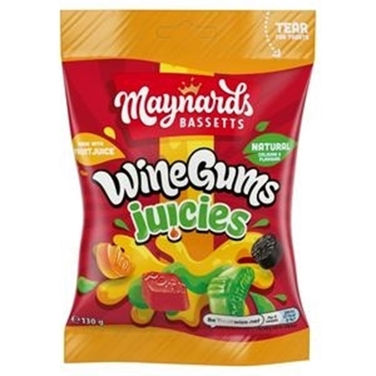 Picture of MAYNARDS BASSETTS WINE GUM JUICIES 130g X 10