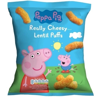 Picture of PEPPA PIG CHEESY LENTIL PUFF 18G X 50