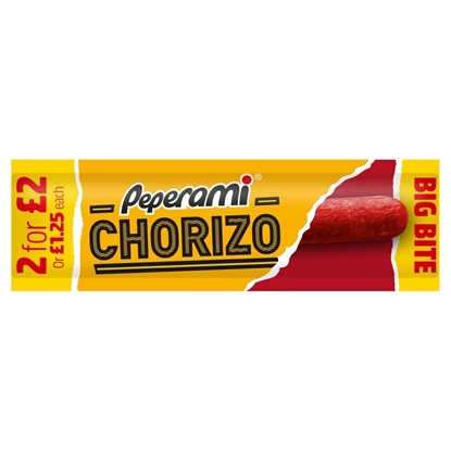 Picture of PM £1.25 2/£2 PEPERAMI CHORIZO 26g x 20