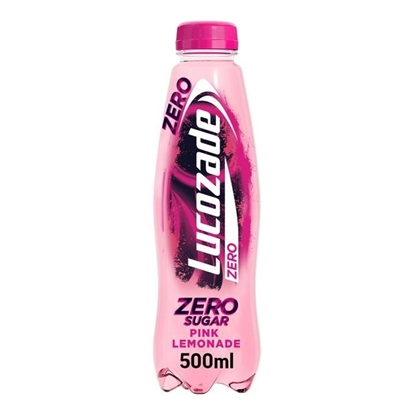 Picture of LUCOZADE ENERGY ZERO PINK LEMONADE *500ML* X 12