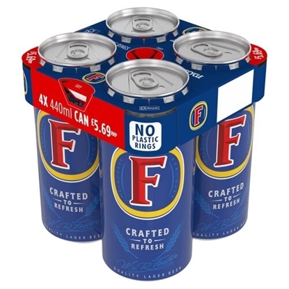 Picture of PM £5.69 FOSTERS 440ML 4 PACK X 6