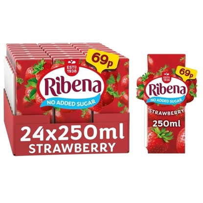 Picture of PM 69P RIBENA STRAWBERRY *RTD* 250ML X 24