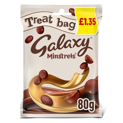 Picture of PM £1.35 GALAXY MINSTRELS TREAT BAG 80G X 20 