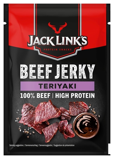 Picture of JACK LINKS BEEF JERKY TERIYAKI CLIPSTRIP 25G X 12