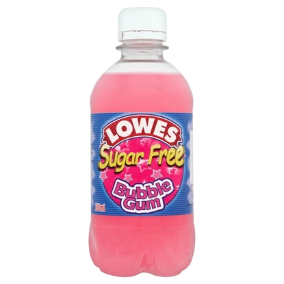 Picture of LOWES SUGAR FREE PINK BUBBLEGUM 330ML X 12