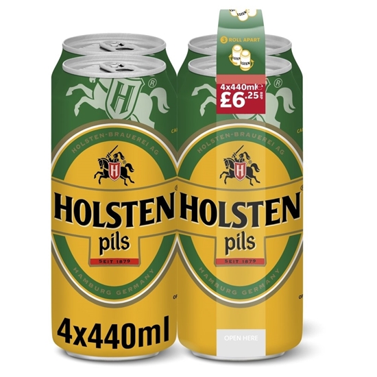 Picture of PM £6.25 HOLSTEN PILS 440ML 4PK X 6 