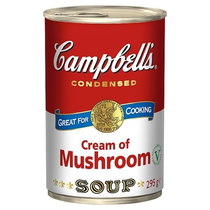 Picture of CAMPBELLS CONDENSED CREAM OF MUSHROOM SOUP 295Gx12