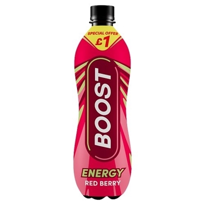 Picture of PM £1 BOOST ENERGY RED BERRY 500ML X 12 