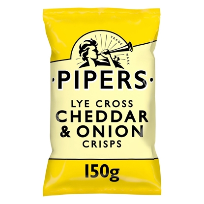 Picture of PIPERS LYE CROSS CHEDDAR CHEESE 150G X 15