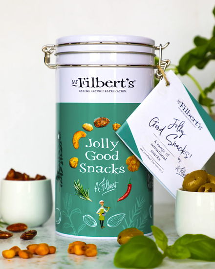 Picture of FILBERTS JOLLY GOOD SNACKS MIXED TIN (SMALL) X 6