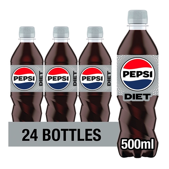 Picture of PEPSI *DIET* BOTTLE 500MLS X 24