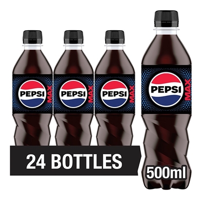 Picture of PEPSI MAX 500ML BOTTLE X 24