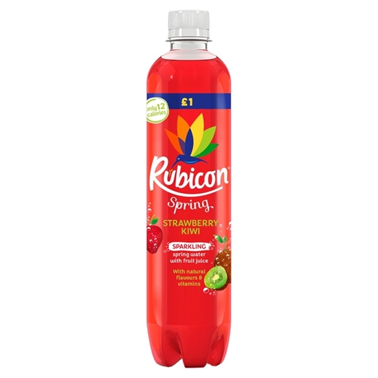 Picture of PM £1 RUBICON SPRING KIWI & STRAWBERRY 500ML X 12