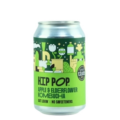 Picture of HIP POP APPLE ELDERFLOWER 330ML X 12