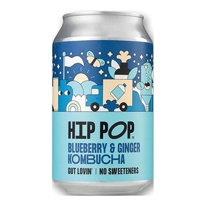 Picture of HIP POP BLUEBERRY GINGER 330ML X 12