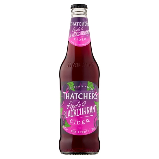 Picture of THATCHERS APPLE & BLACKCURRANT *BOTTLES* 500ML X 6