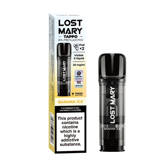 Picture of LOST MARY TAPPO POD BANANA ICE 20MG 2PK X 10