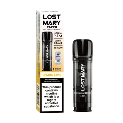 Picture of LOST MARY TAPPO POD LEMON & LIME 20MG 2PK X 10