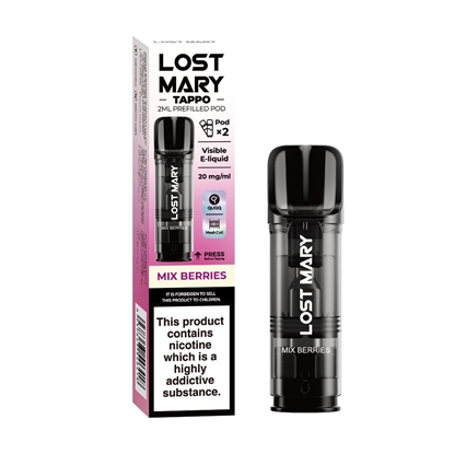 Picture of LOST MARY TAPPO POD MIXED BERRIES 20MG 2PK X 10