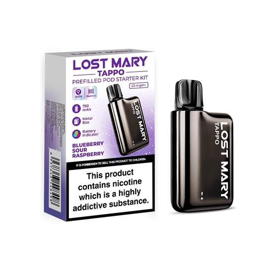 Picture of LOST MARY TAPPO KIT-BRONZE & BLUE SOUR RASP 20MG