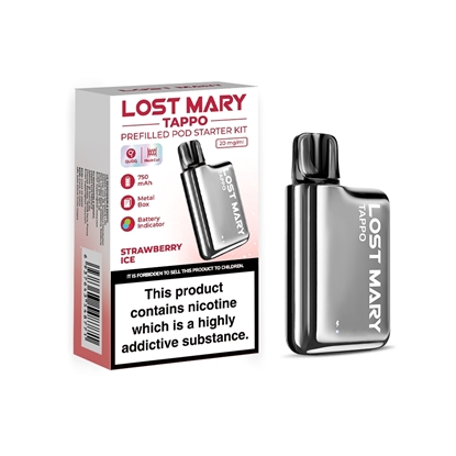 Picture of LOST MARY TAPPO KIT-SILVER STEEL & STRAW ICE 20MG