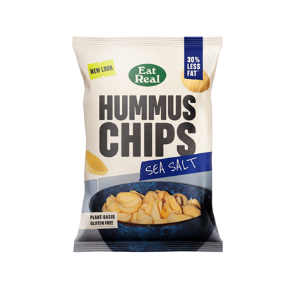 Picture of EAT REAL HUMMUS CHIPS SEA SALT 110g x 10