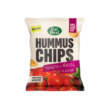 Picture of EAT REAL HUMMUS TOMATO & BASIL 45g x 18