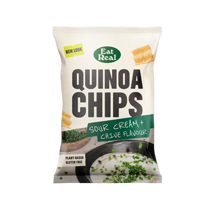 Picture of EAT REAL QUINOA SOUR CREAM & CHIVE 90g x 10