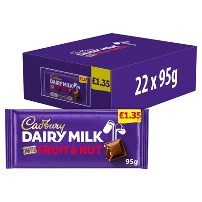 Picture of PM £1.69 CADBURY DAIRY MILK FRUIT & NUT 95G X 22 