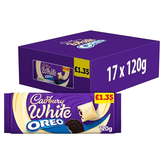 Picture of PM £1.35 CADBURY OREO *WHITE*  120G X 17 * 