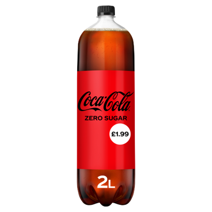 Picture of PM £1.99  COKE *ZERO* 2LTR X 6 