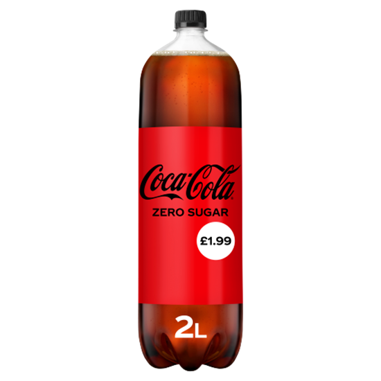 Picture of PM £1.99  COKE *ZERO* 2LTR X 6 