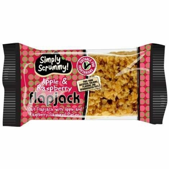 Picture of SIMPLY SCRUMMY APPLE & RASP FLAPJACK R/S 40G X 50