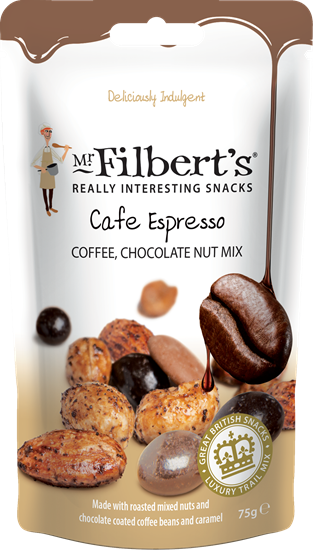 Picture of FILBERTS CAFE ESPRESSO CHOC/COFFEE NUT MIX 75G x15