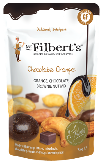 Picture of FILBERTS CHOC ORANGE NUT MIX 75G X 15